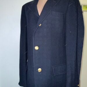 Brooks Brothers Navy Blazer with Gold Buttons